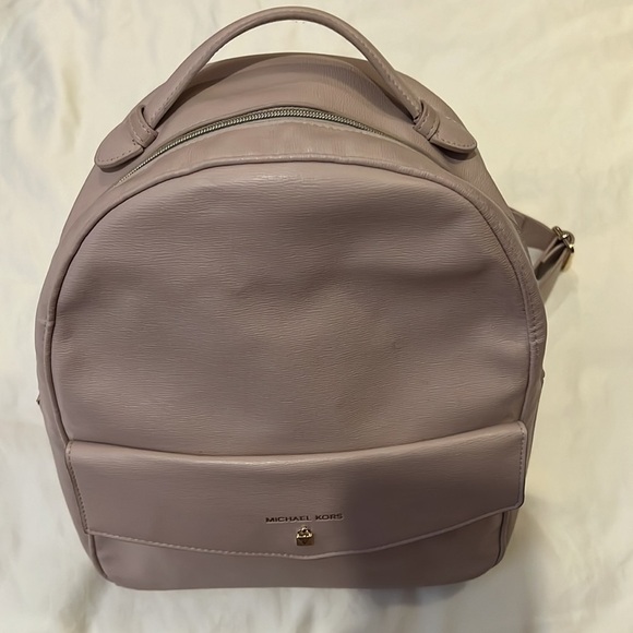 LAST ONE AVAILABLE!! - Beautiful Michael Kors Pink Mini Backpack - Picture 2 of 11